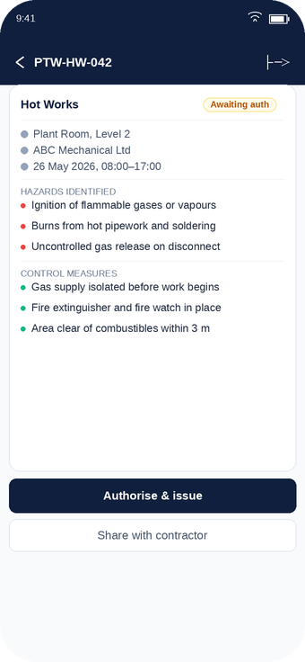 PermitDesk permit review and issue